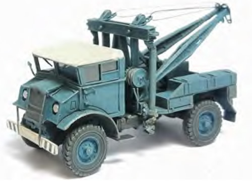 REE Modeles CB-055 - Tow truck CHEVROLET 3T (Whiet and Blue)
